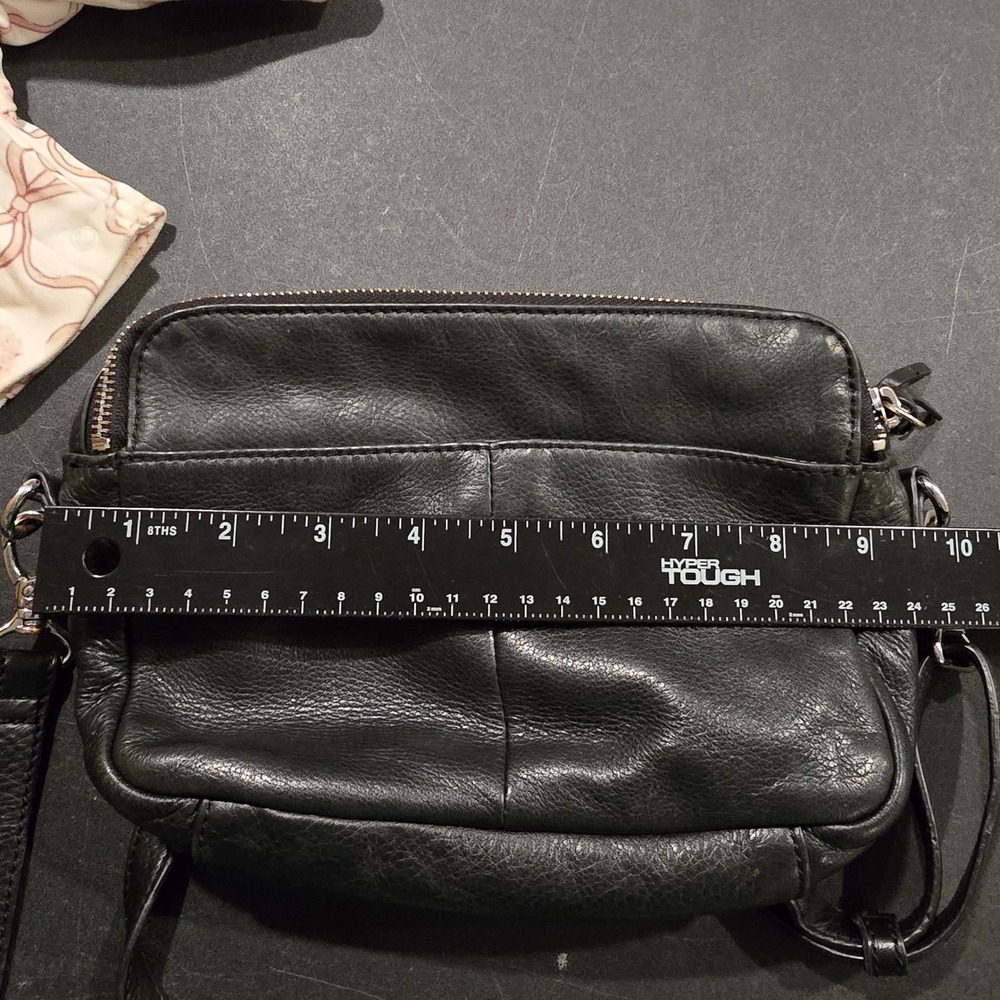 margot Black Leather Crossbody Bag - Picture 10 of 13